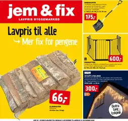 Forhåndsvis Kundeavis fra butikk Jem & Fix gyldig fra 09/11/2025