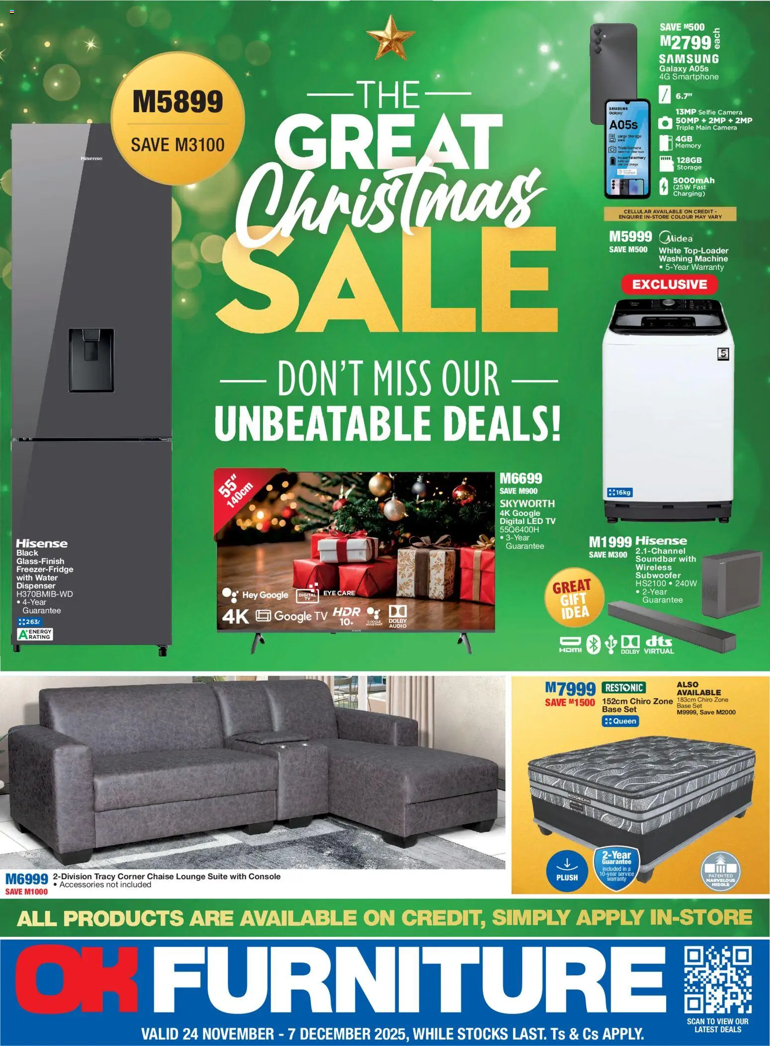 Preview of OK Furniture flyer valid from 24/11/2025