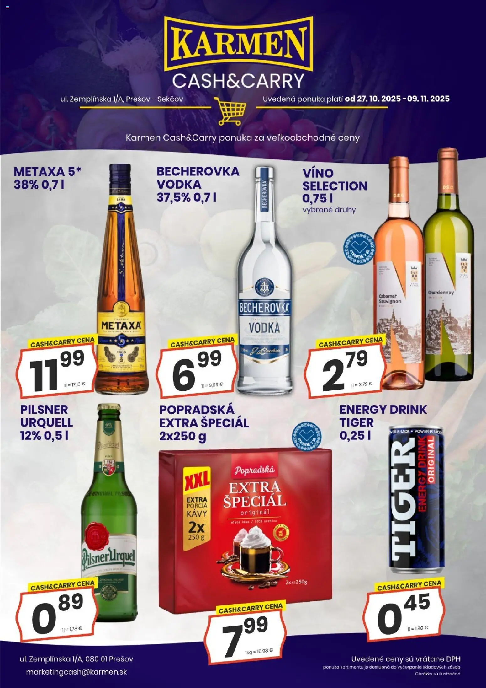 KARMEN CBA Leták (27.10. - 09.11.2025) - Akčná ponuka
