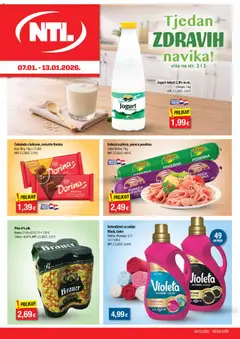Pregled letka Katalog trgovine NTL vrijedi od 07.01.2026