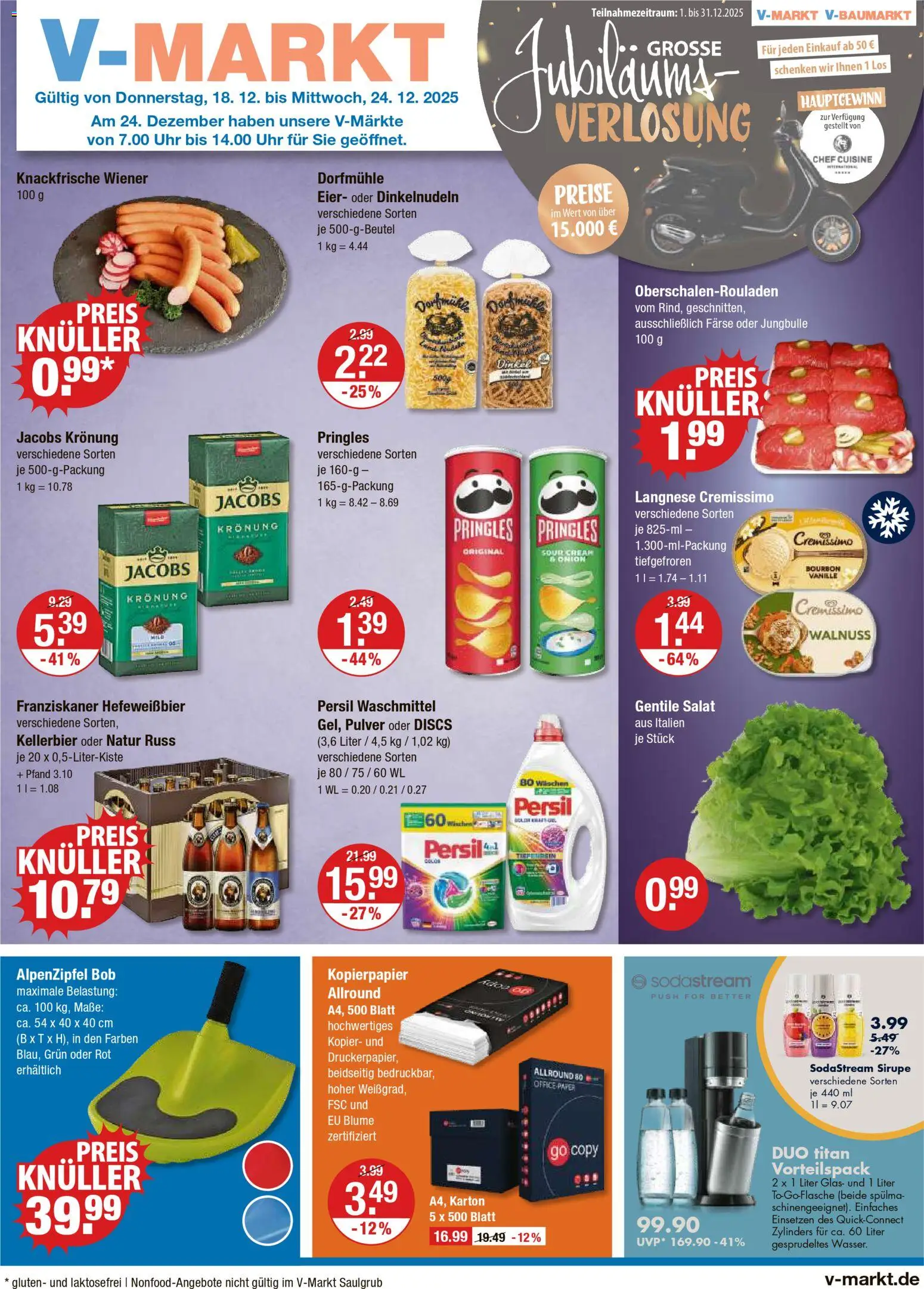 Vorschau von dem Prospekt des Geschäftes V-Markt, gültig ab dem 18.12.2025