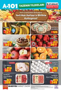 A101 Tazenin Yıldızları 18.12.2025 - Broşürünün önizlemesi