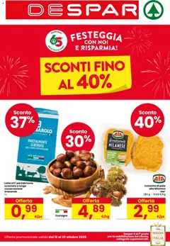 Anteprima dell'opuscolo Volantino Padova dal negozio Despar valido da 16/10/2025