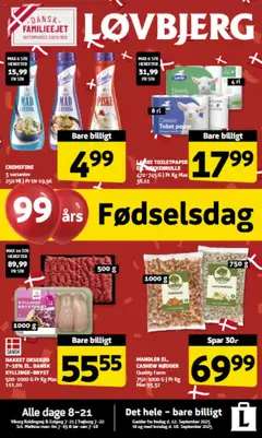 Eksempel på tilbudsavis Tilbudsavis fra butik Løvbjerg gyldig fra 12/09/2025