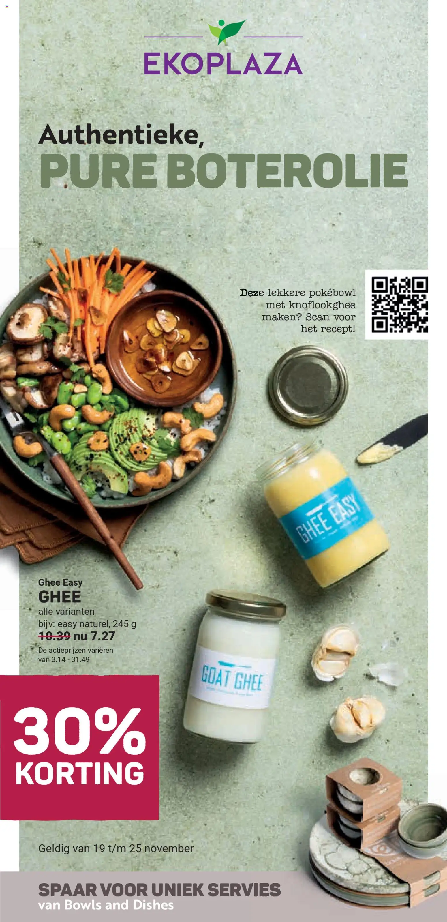 Voorbeeld van Folder week 47 van winkel Ekoplaza geldig vanaf 19-11-2025