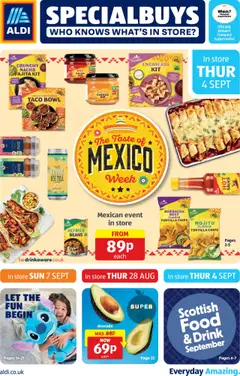 Preview of Aldi Weekly offers Scottish Specialbuys valid from 04/09/2025