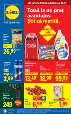 Previzualizarea de cataloage: Lidl Catalog nou valabil de la 12.01.2026