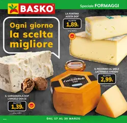Anteprima dell'opuscolo Basko volantino Formaggi dal negozio Basko valido da 17/03/2026