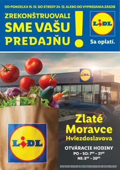 Náhľad Lidl letáku platného od 15.12.2025