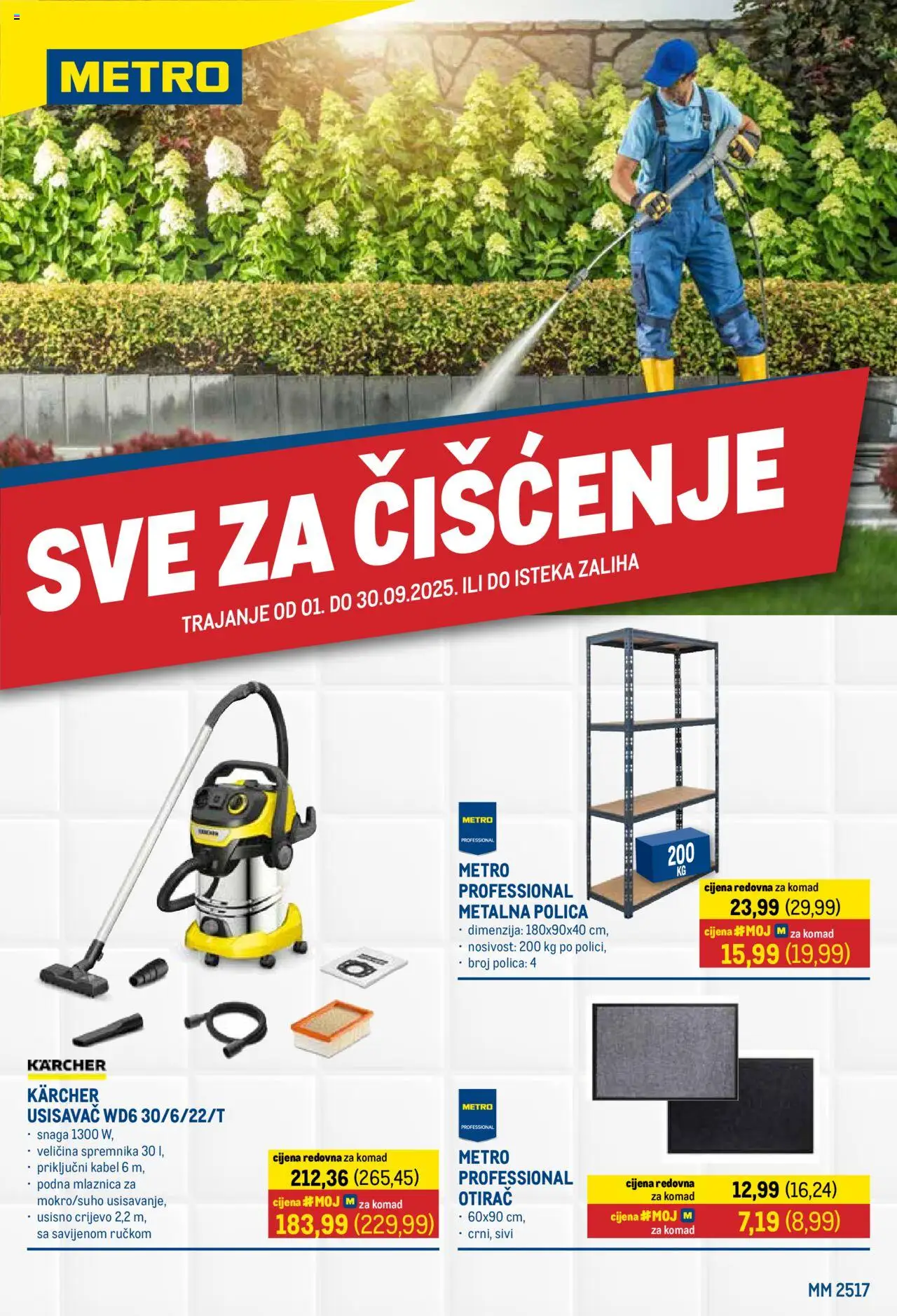Metro aktualni Sve za čišćenje vrijedi od 01.09.2025 - tjedna akcija broj stranice 1