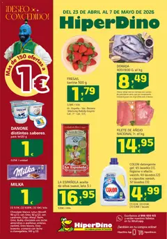 Vista previa del folleto de la tienda HiperDino válido desde el 23/04/2026 