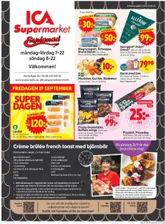 Förhandsgranska reklamblad Stockholm från butik ICA Supermarket gäller från 15/09/2025