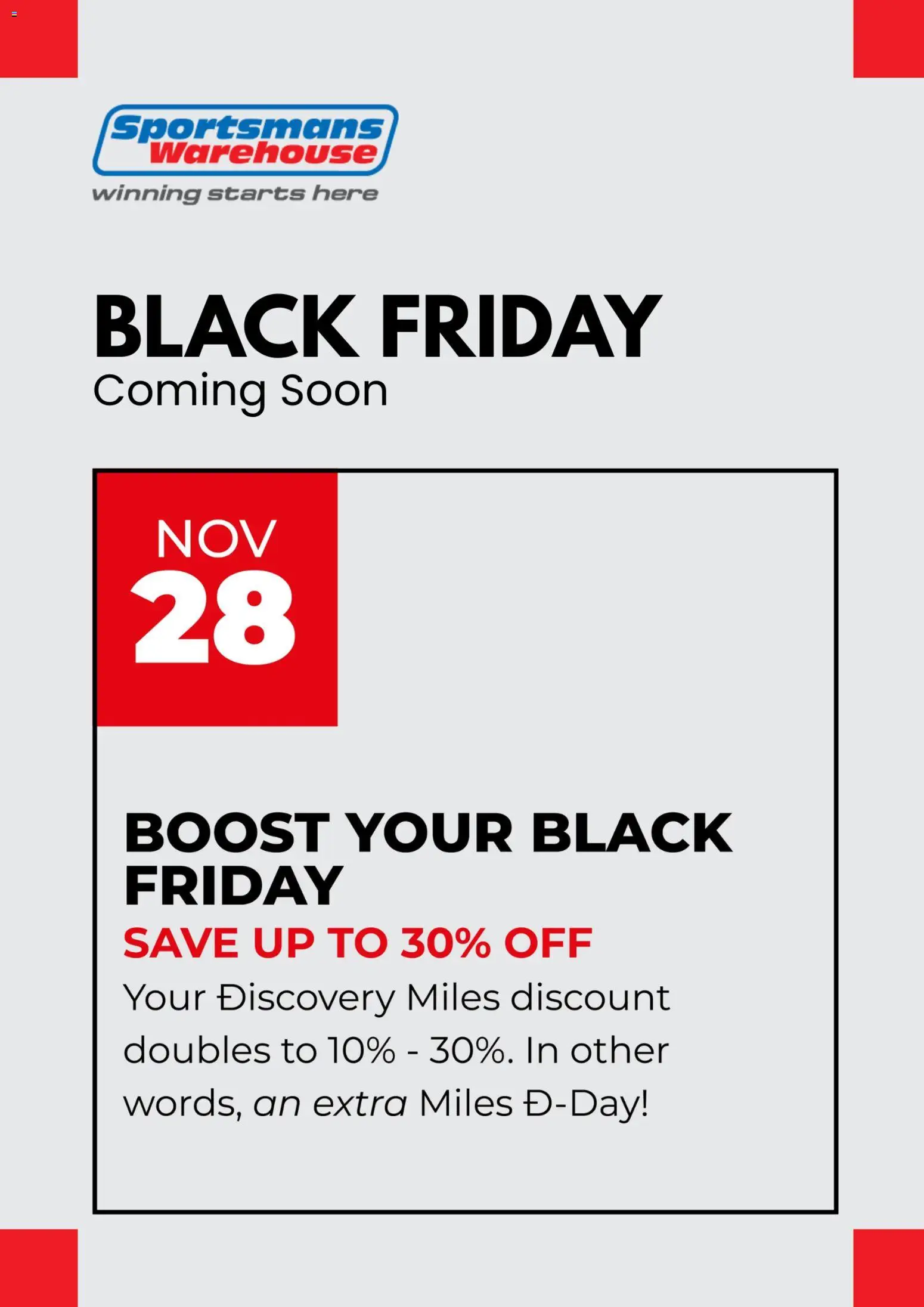 Preview of Sportsmans Warehouse flyer valid from 13/11/2025