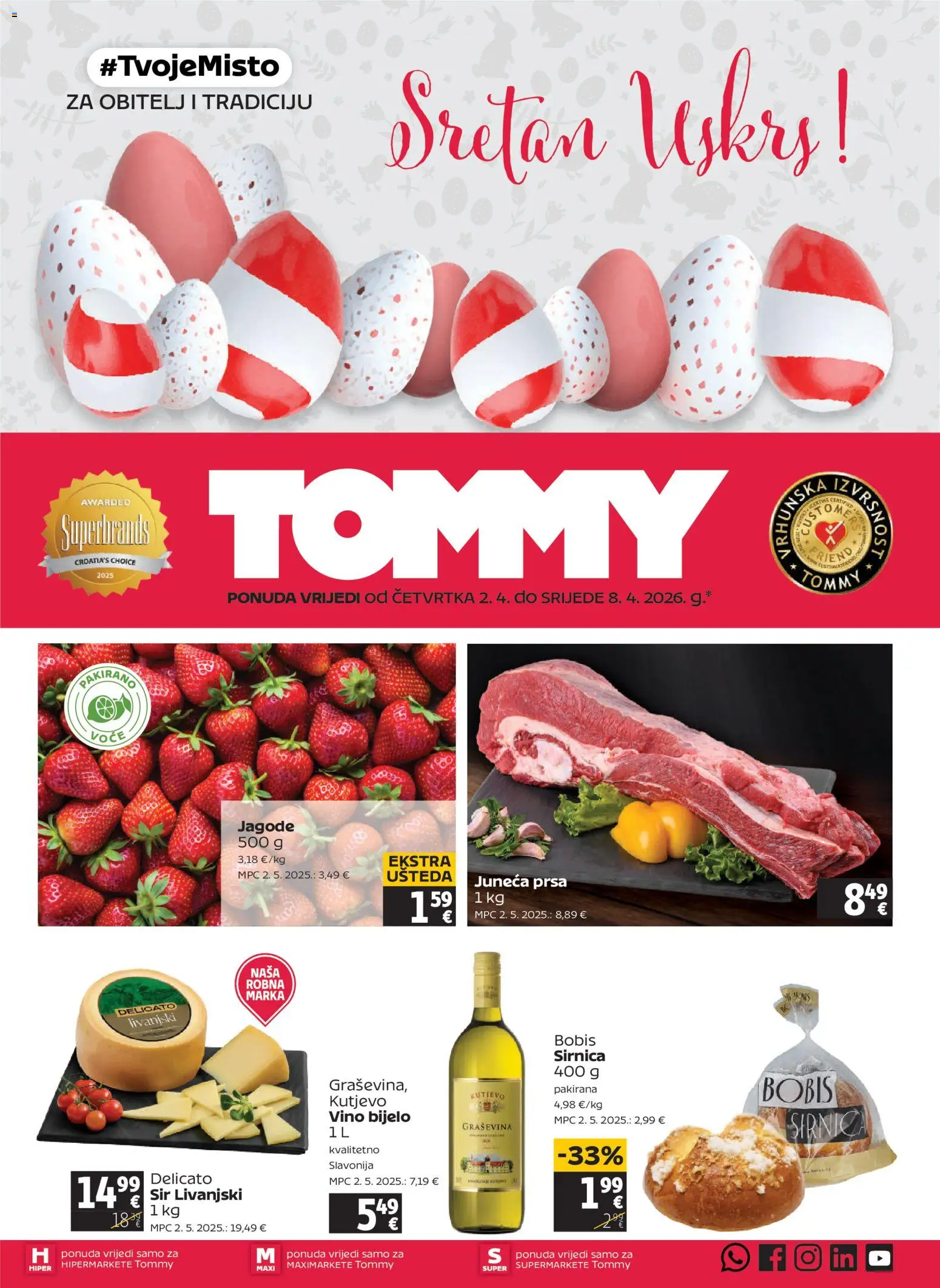 Pregled letka Tommy Katalog trgovine Tommy vrijedi od 02.04.2026