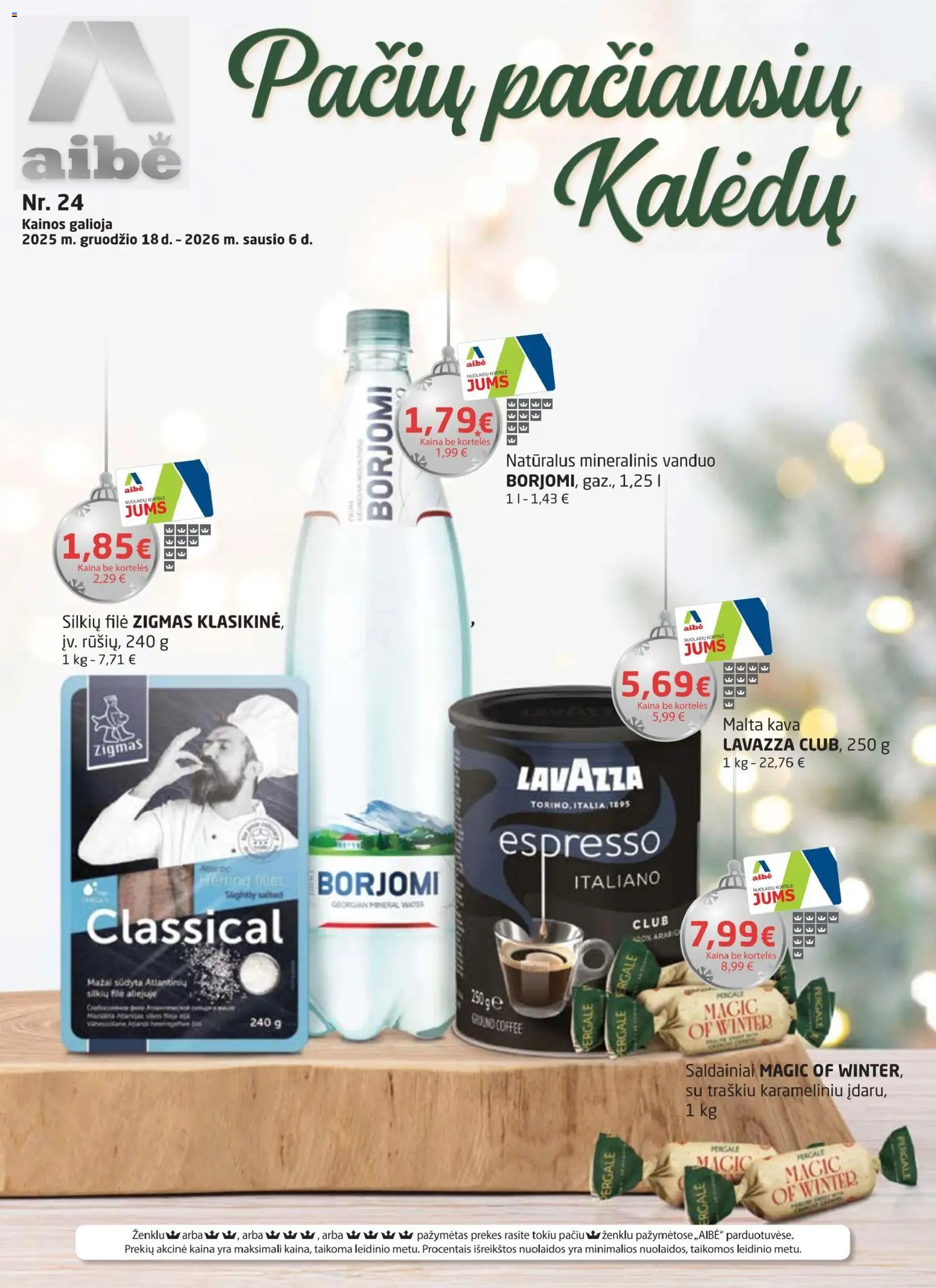 AIBE parduotuvės leidinio Leidinys galiojančio nuo 2025.12.18 peržiūra