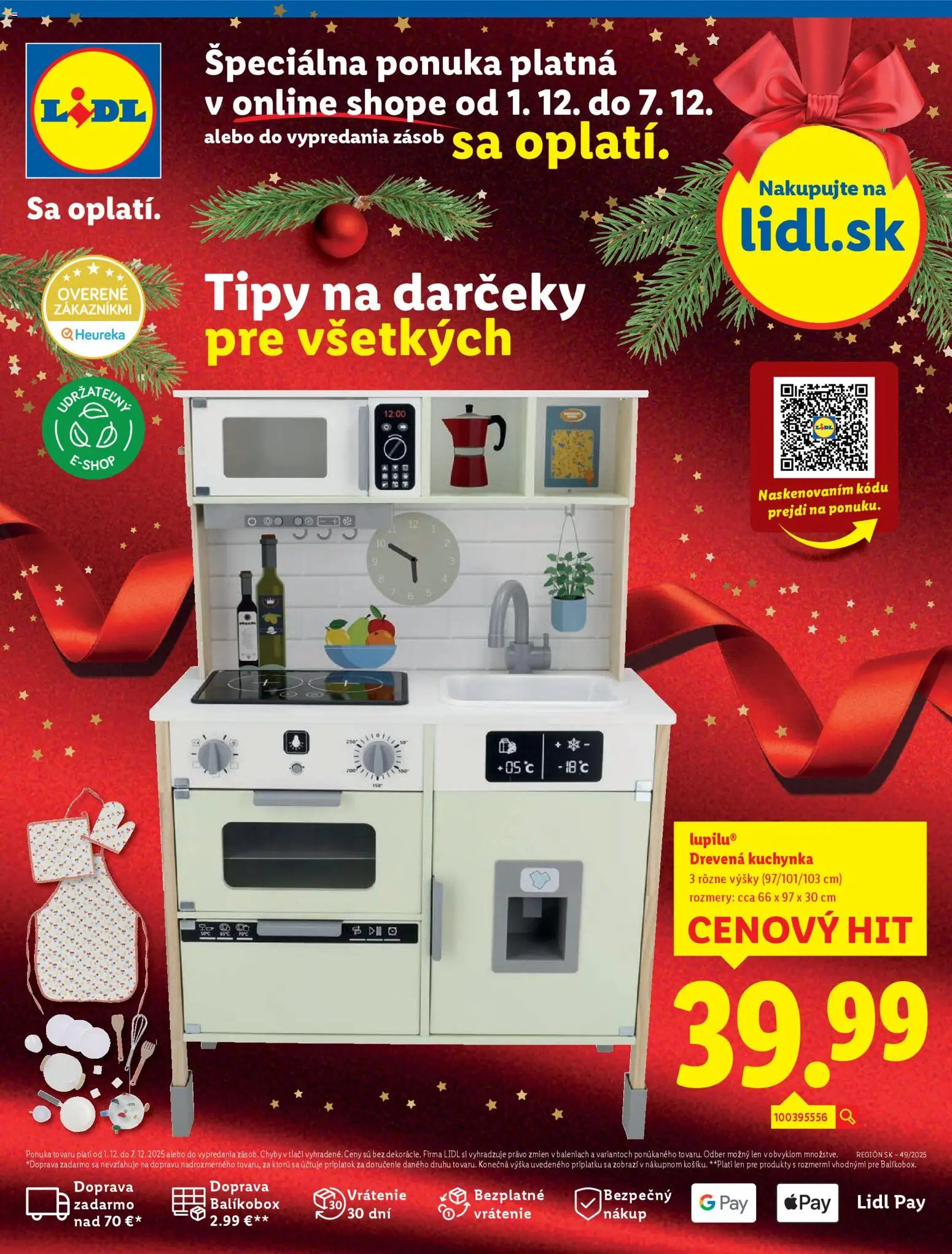 Náhľad Lidl letáku platného od 01.12.2025