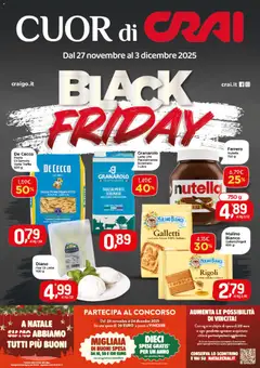 Anteprima dell'opuscolo Volantino Cuor di Crai Valmontone dal negozio CRAI valido da 27/11/2025
