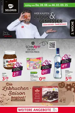 Vorschau von dem Prospekt des Geschäftes Selgros, gültig ab dem 28.08.2025