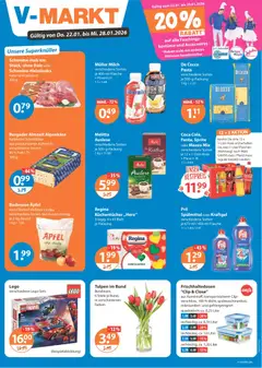 Vorschau von dem Prospekt des Geschäftes V-Markt, gültig ab dem 22.01.2026