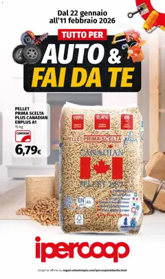 Anteprima dell'opuscolo Volantino Auto & Fai da te - Milano dal negozio Ipercoop valido da 22/01/2026