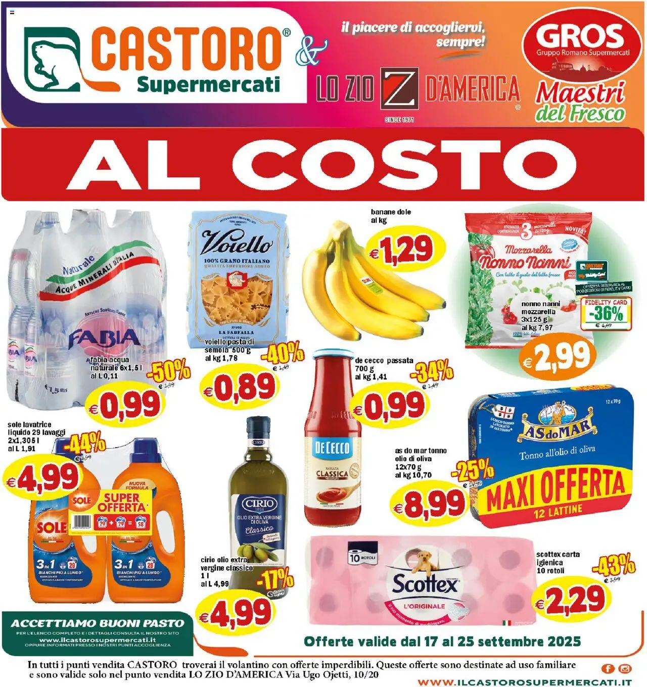 Volantino Il Castoro valido da 17/09/2025 numero di pagina 1