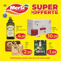 Anteprima dell'opuscolo Attuale volantino dal negozio MerSi Supermercati valido da 16/07/2025