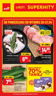 Pogląd gazetki "POLOmarket gazetka - Super Hity" ze sklepu POLOmarket ważnej od 20.04.2026
