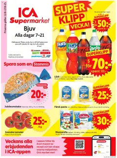 Förhandsgranska reklamblad Bjuv från butik ICA Supermarket gäller från 11/08/2025