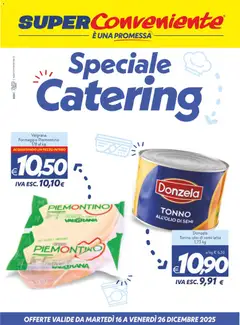 Anteprima dell'opuscolo Volantino Catering Enna, Misterbianco dal negozio SuperConveniente valido da 16/12/2025