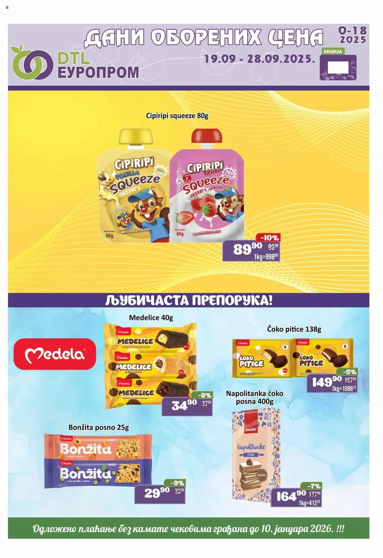 Europrom katalog važi od 19.09.2025 - stranica 1