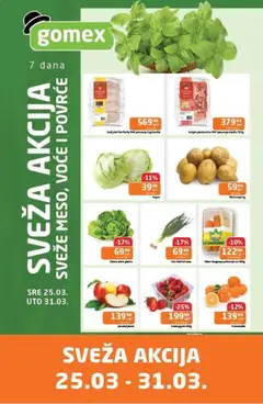 Pregled Gomex kataloga - važi od 25.03.2026