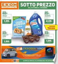 Anteprima dell'opuscolo Volantino Toscana dal negozio Ekom valido da 21/10/2025