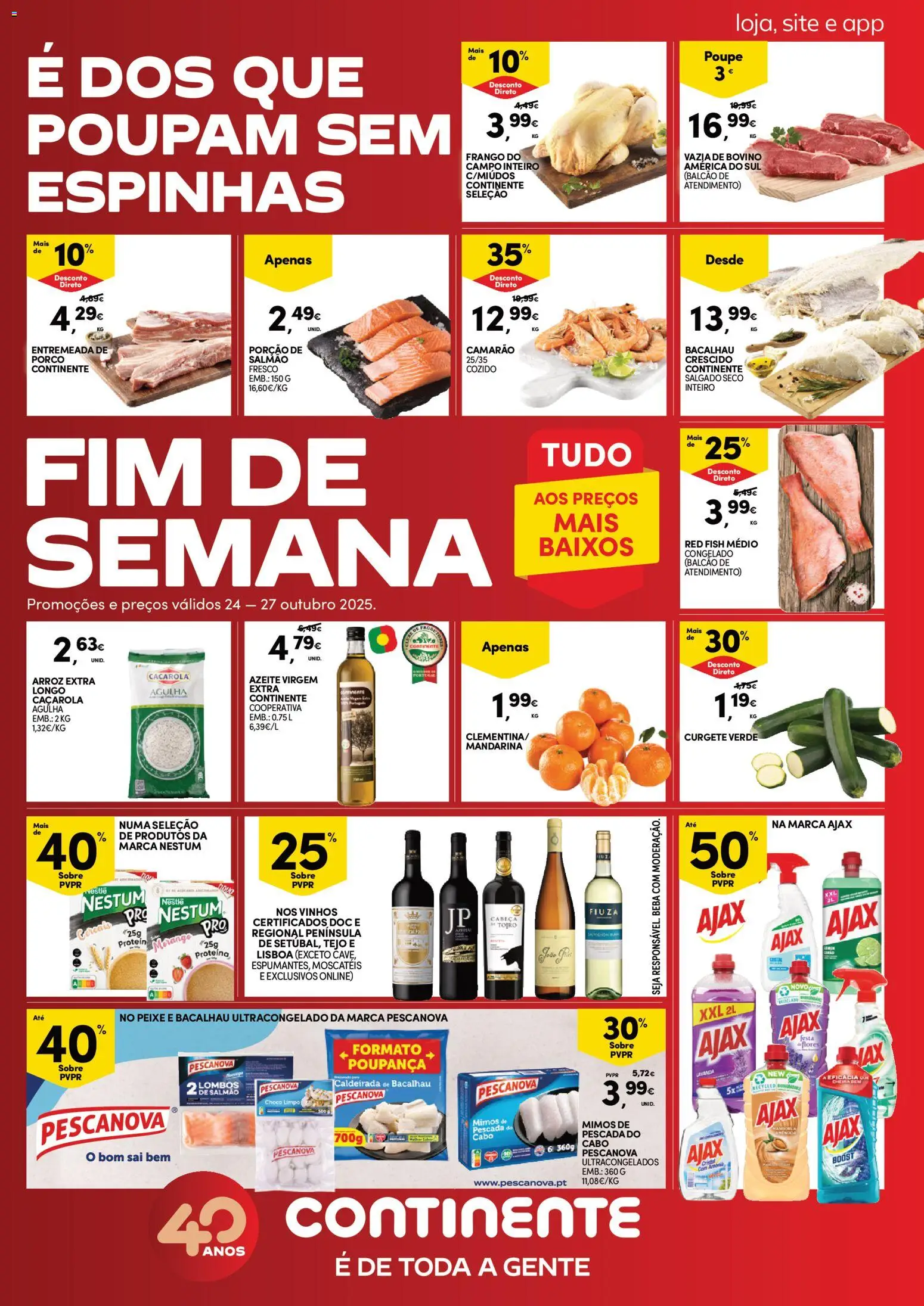Continente Folheto de 24/10/2025 - catálogo esta semana - página 1
