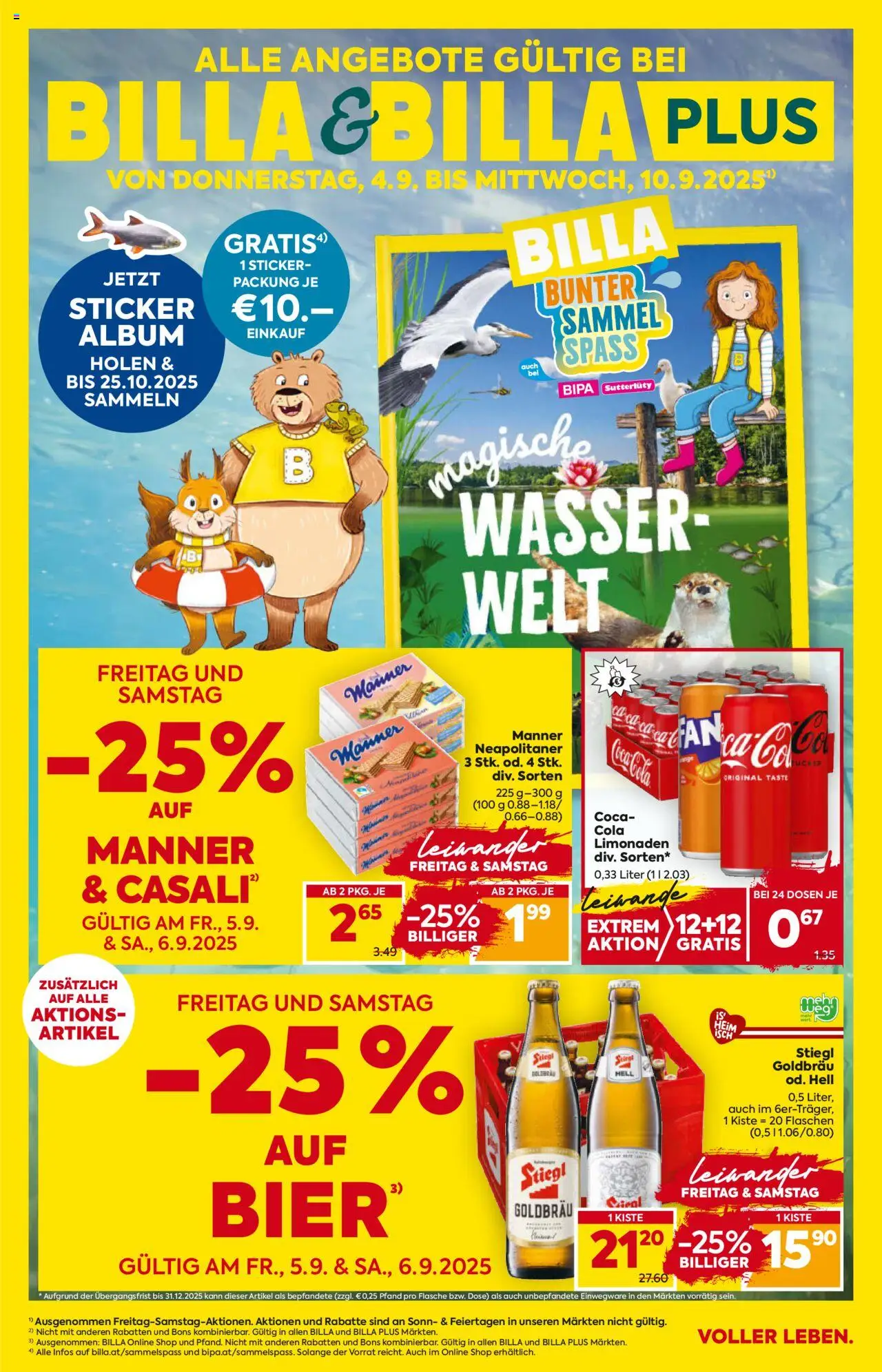  BILLA Flugblatt ab 04.09.2025 vorschau >> Salzburg - Seite 1
