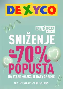 Pregled Dexy co kataloga - važi od 16.10.2025