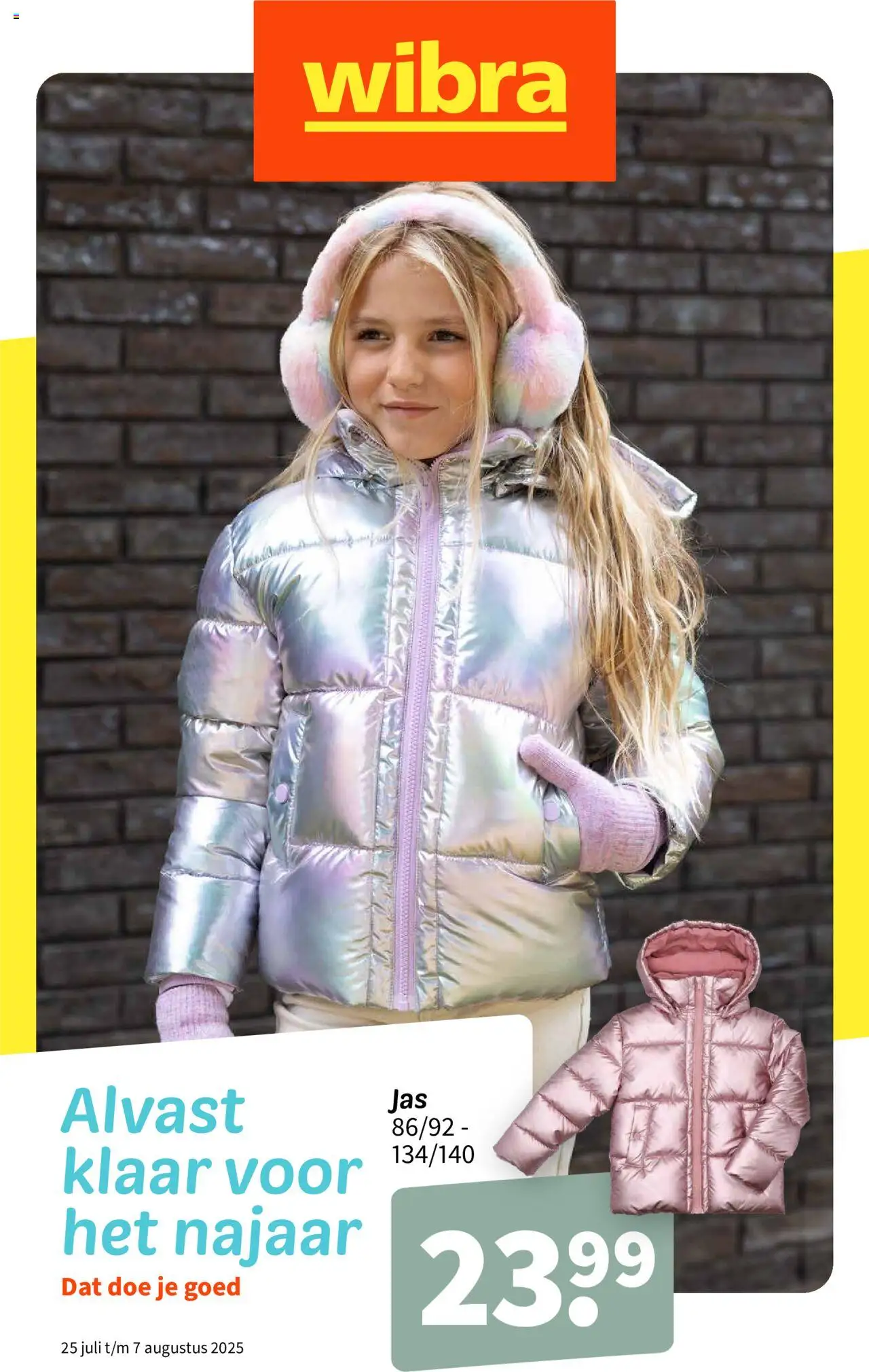 Wibra shop Winterjassen folder geldig vanaf 25-07-2025 - Paginanummer 1