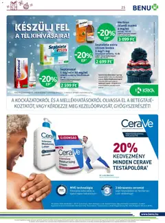 BENU Gyógyszertárak - Akciós újság BENU Gyógyszertárak megtekintése, amely érvényes 2025.12.01.-től | Oldal: 25