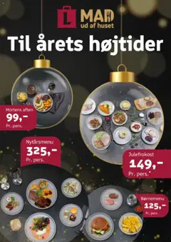 Eksempel på tilbudsavis Til årets højtider 2025 fra butik Løvbjerg gyldig fra 13/10/2025