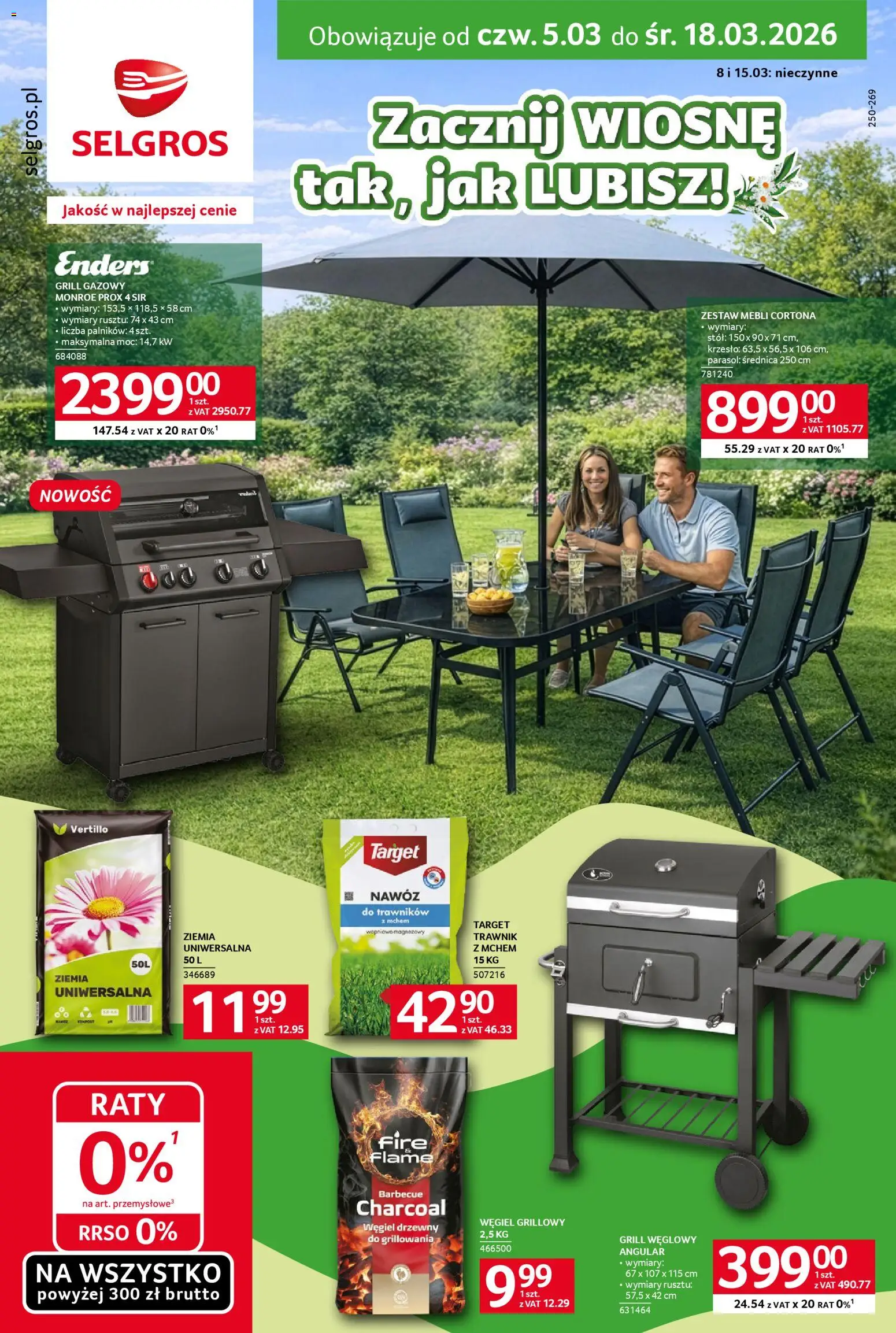 Pogląd gazetki "Selgros cash&carry gazetka - Ogród" ze sklepu Selgros cash&carry ważnej od 05.03.2026