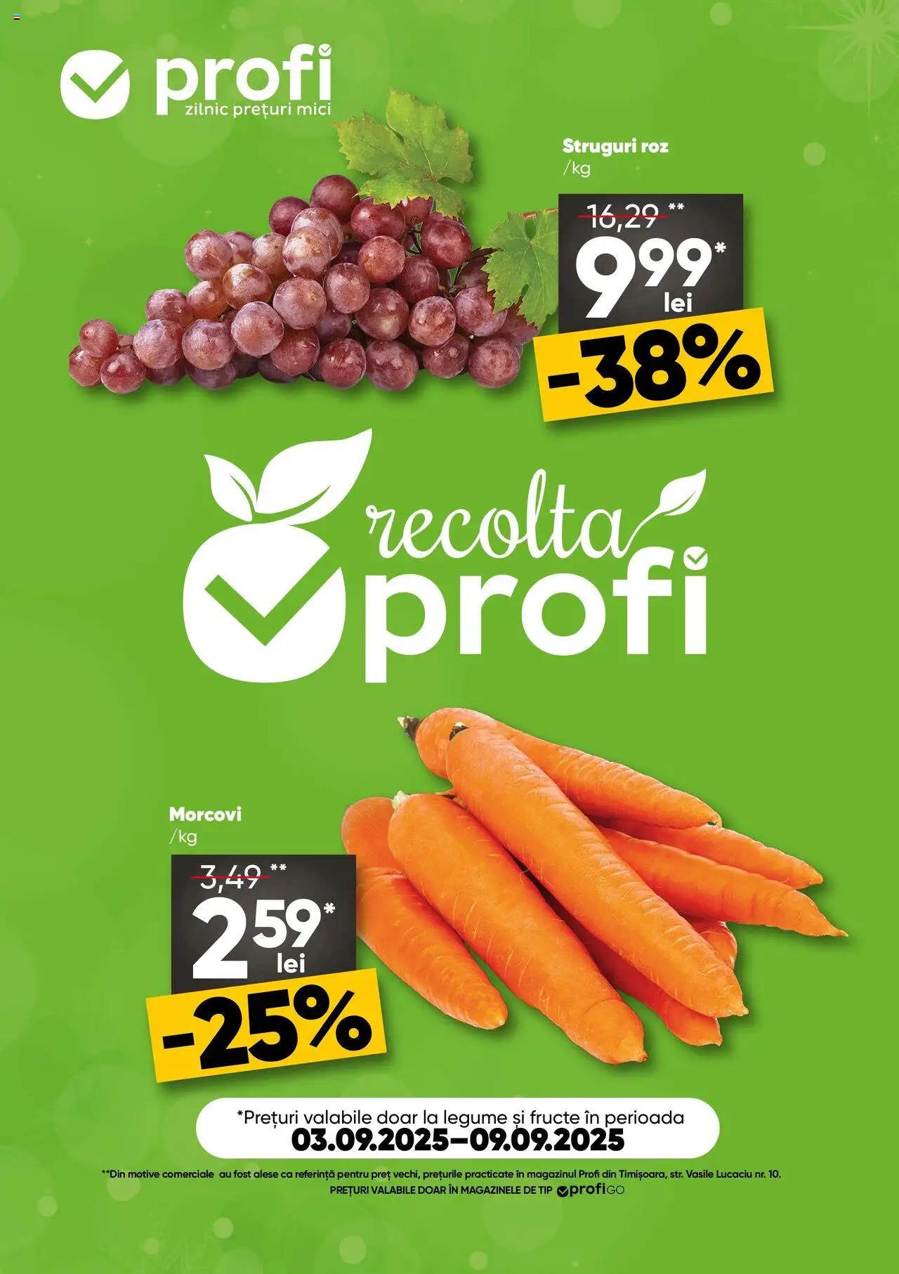 Catalog Profi nou 03.09.2025 - Oferte "Revista Fresh Go" - Pagină 1