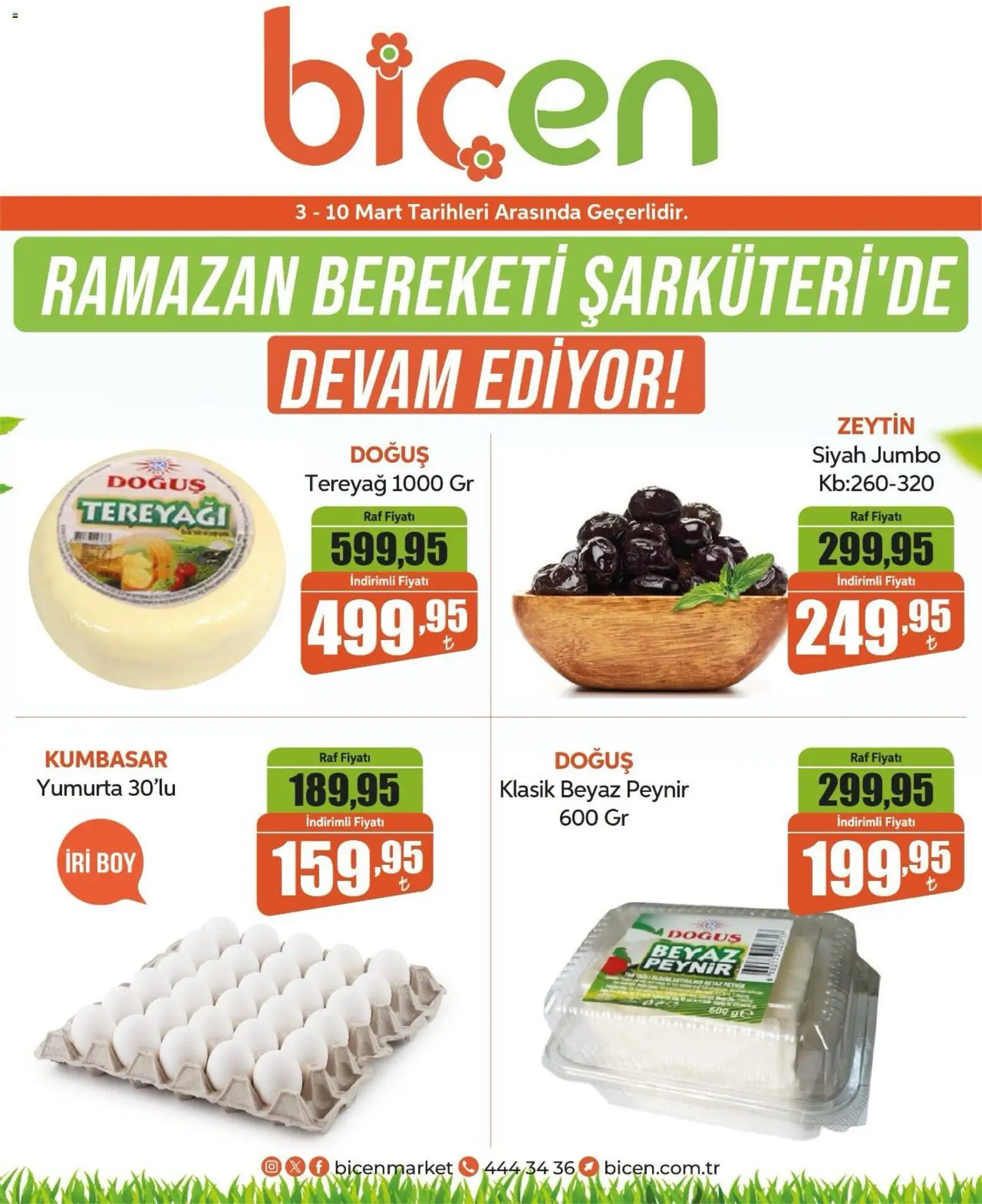 Biçen Market Biçen Market - İndirim Ramazan 03.03.2026 - Broşürünün önizlemesi