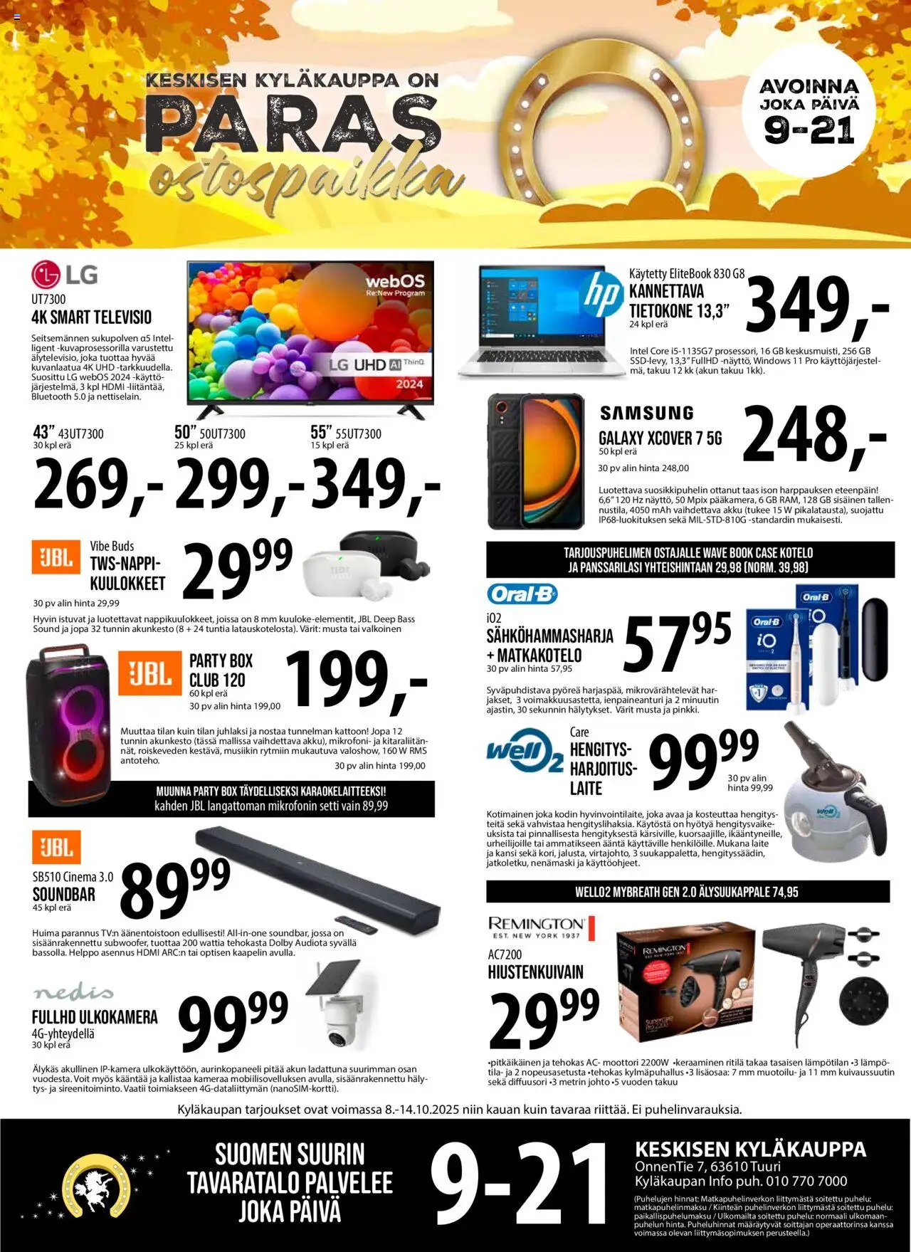 Tuuri-kaupan Tarjoukset voimassa 08/10/2025 - Sivulla 1