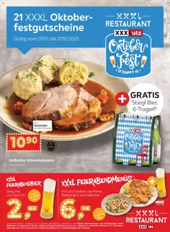 Vorschau der Angebote: XXXLutz Oktober Festchutscheine gültig ab 07.10.2025