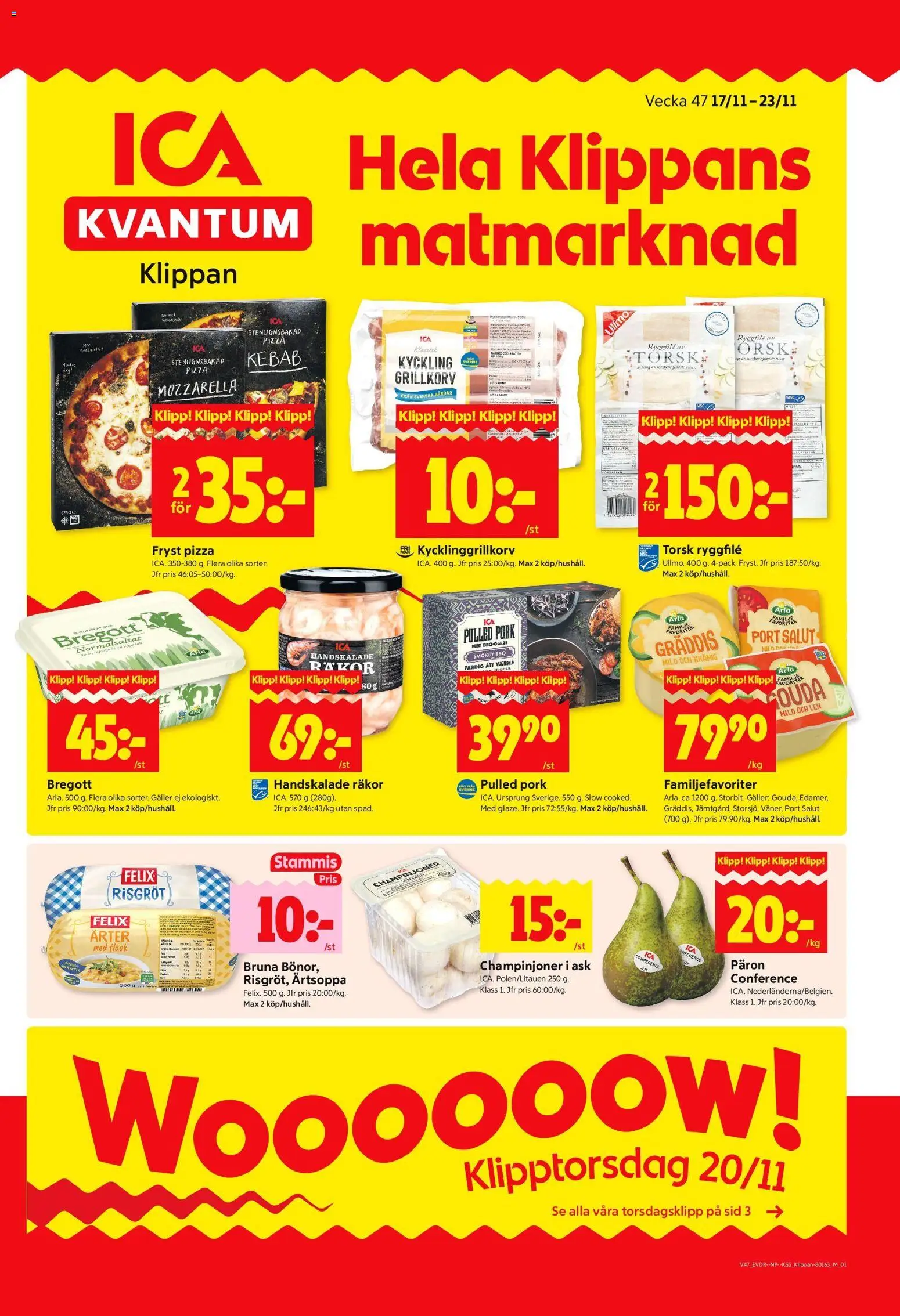 Förhandsgranska reklamblad Klippan från butik ICA Kvantum gäller från 17/11/2025