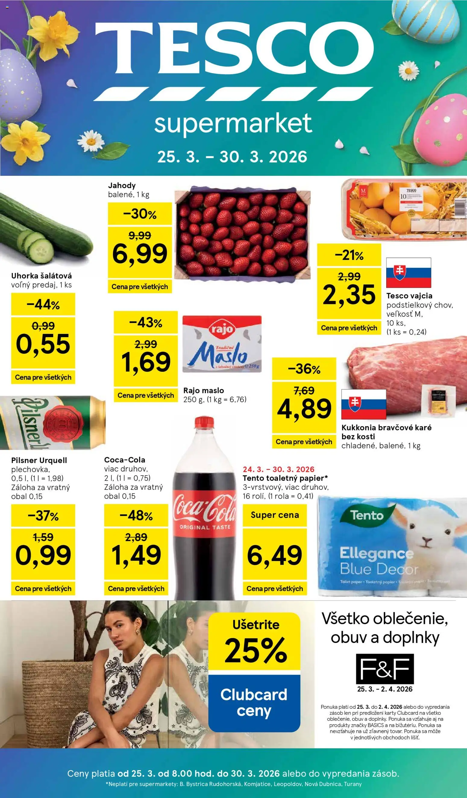Náhľad Tesco letáku platného od 25.03.2026