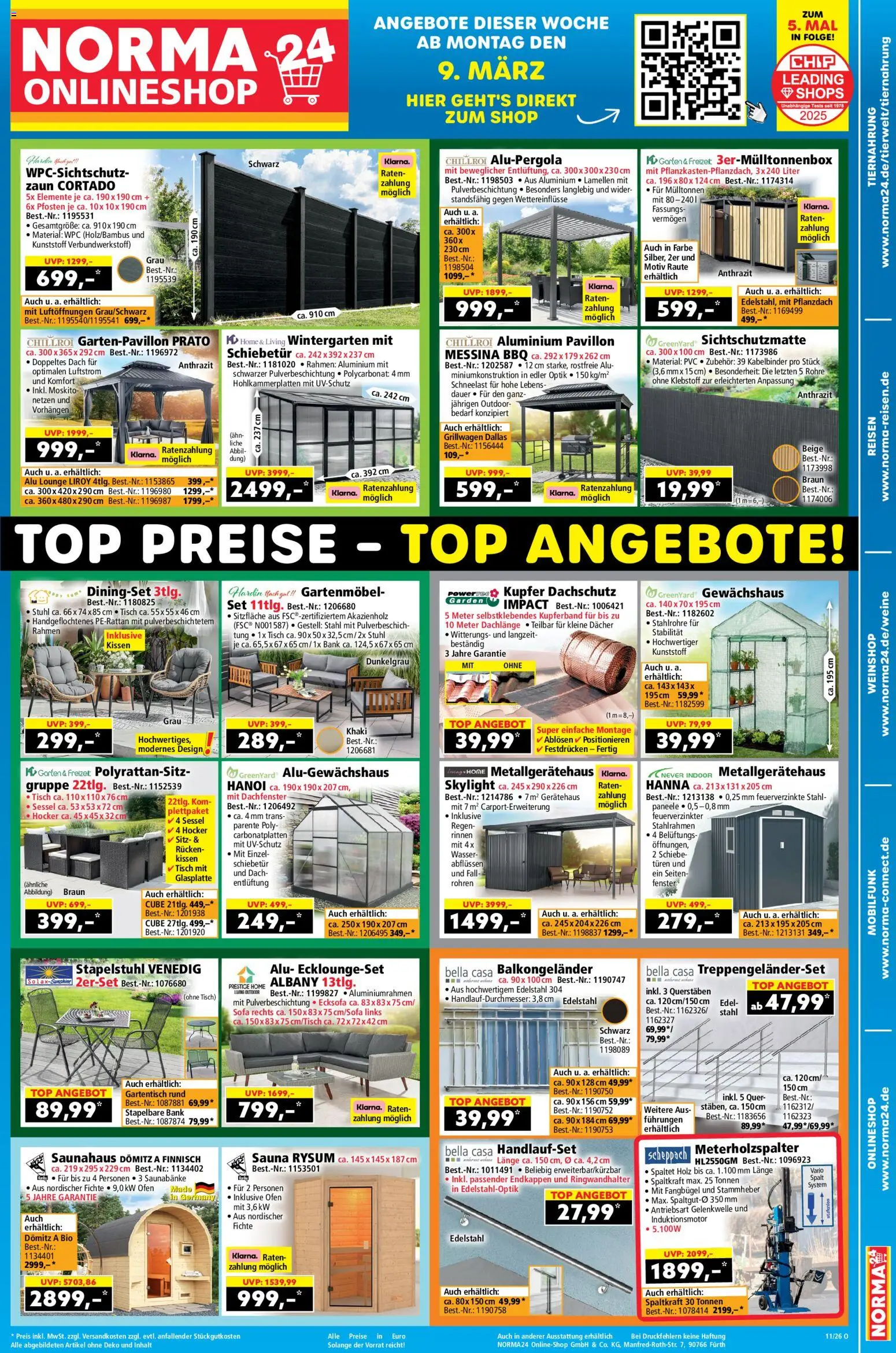 Vorschau von dem Prospekt des Geschäftes Norma, gültig ab dem 09.03.2026