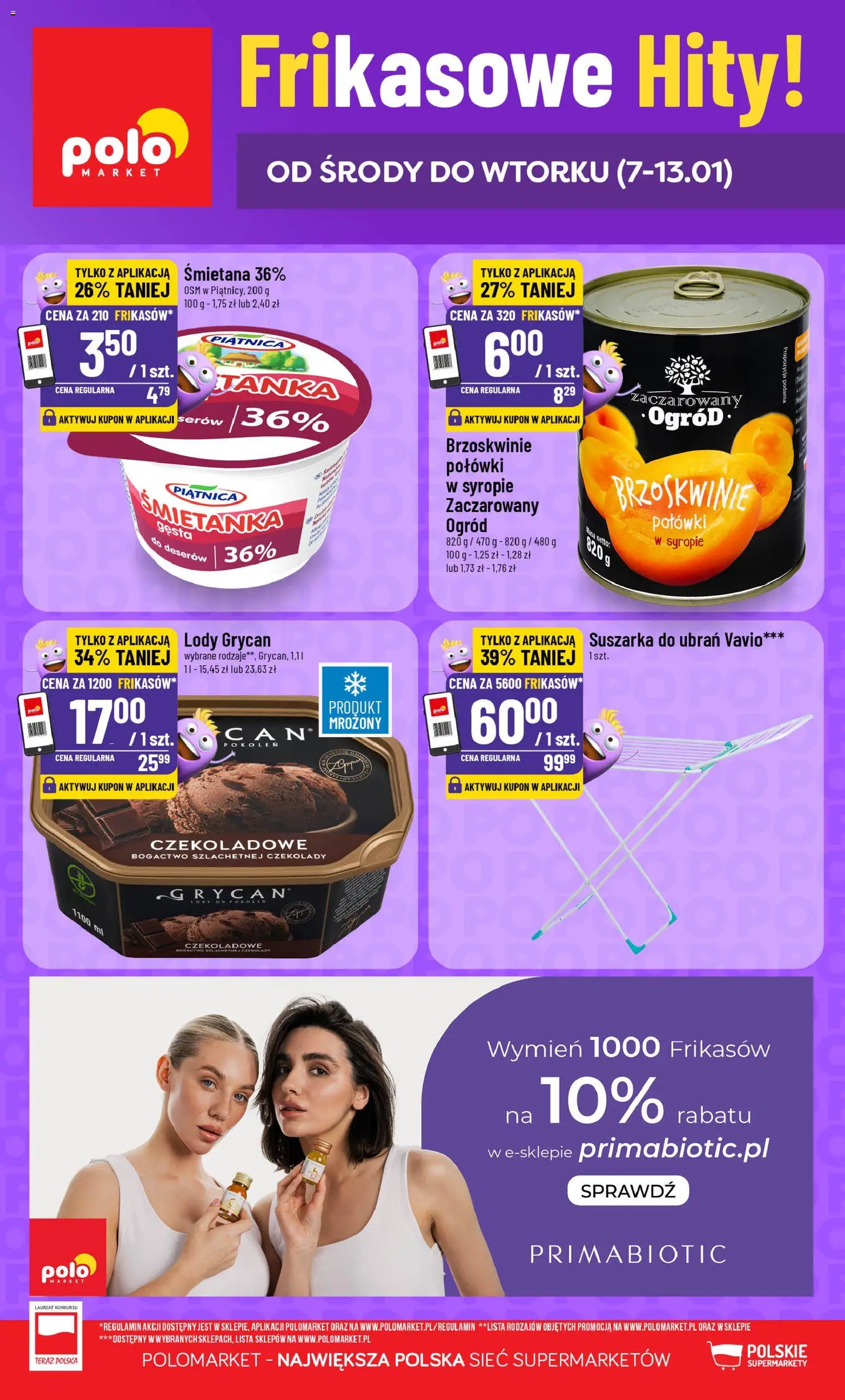Pogląd gazetki "Frikasowe Hity" ze sklepu POLOmarket ważnej od 07.01.2026