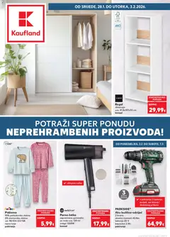 Pregled letka Slavonski Brod trgovine Kaufland vrijedi od 28.01.2026