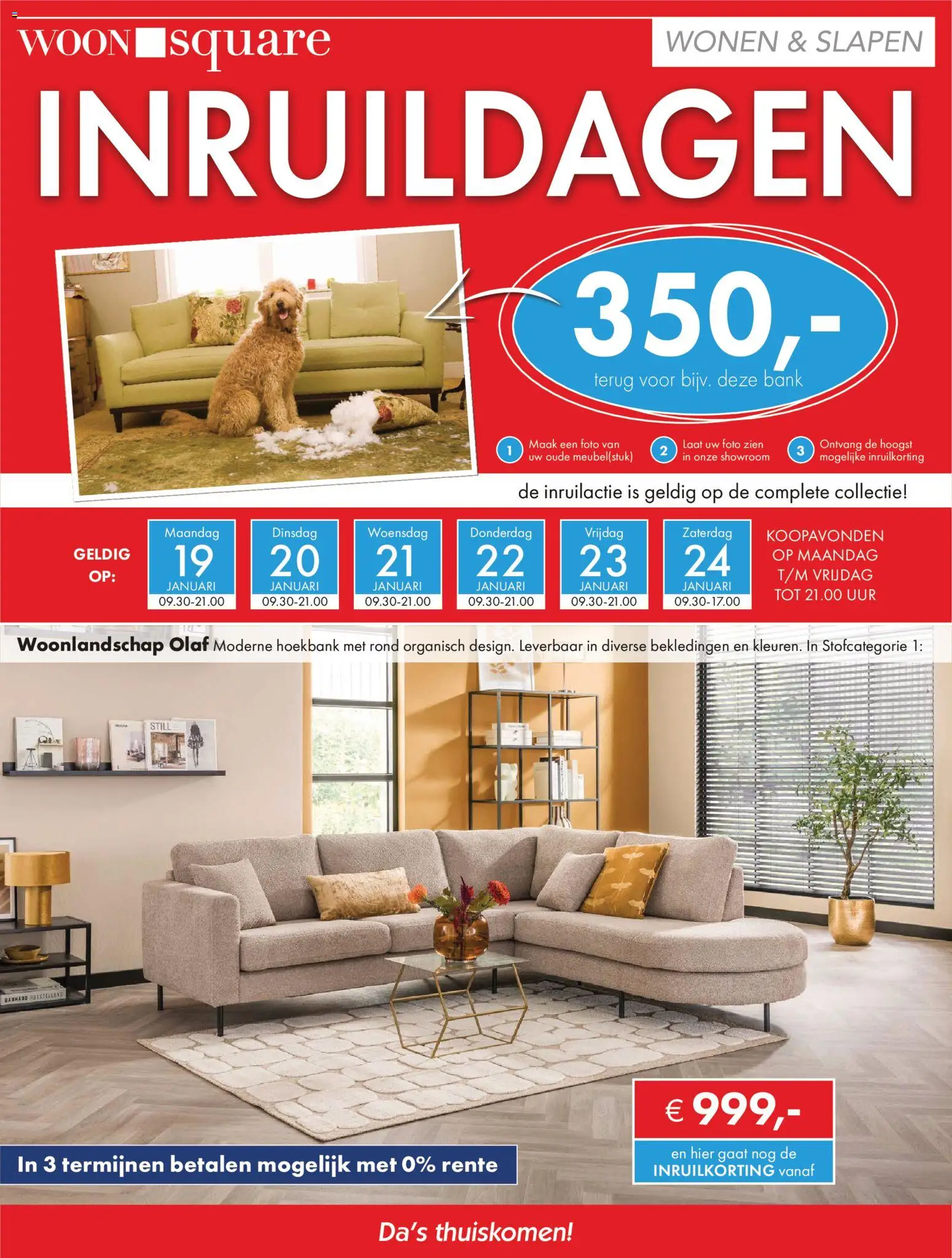 Voorbeeld van Folder van winkel Woonsquare geldig vanaf 19-01-2026