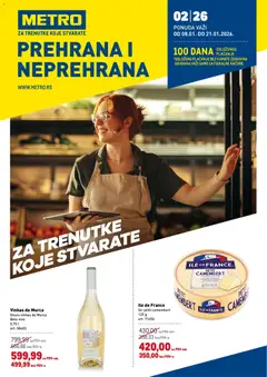 Pregled Metro kataloga - važi od 08.01.2026